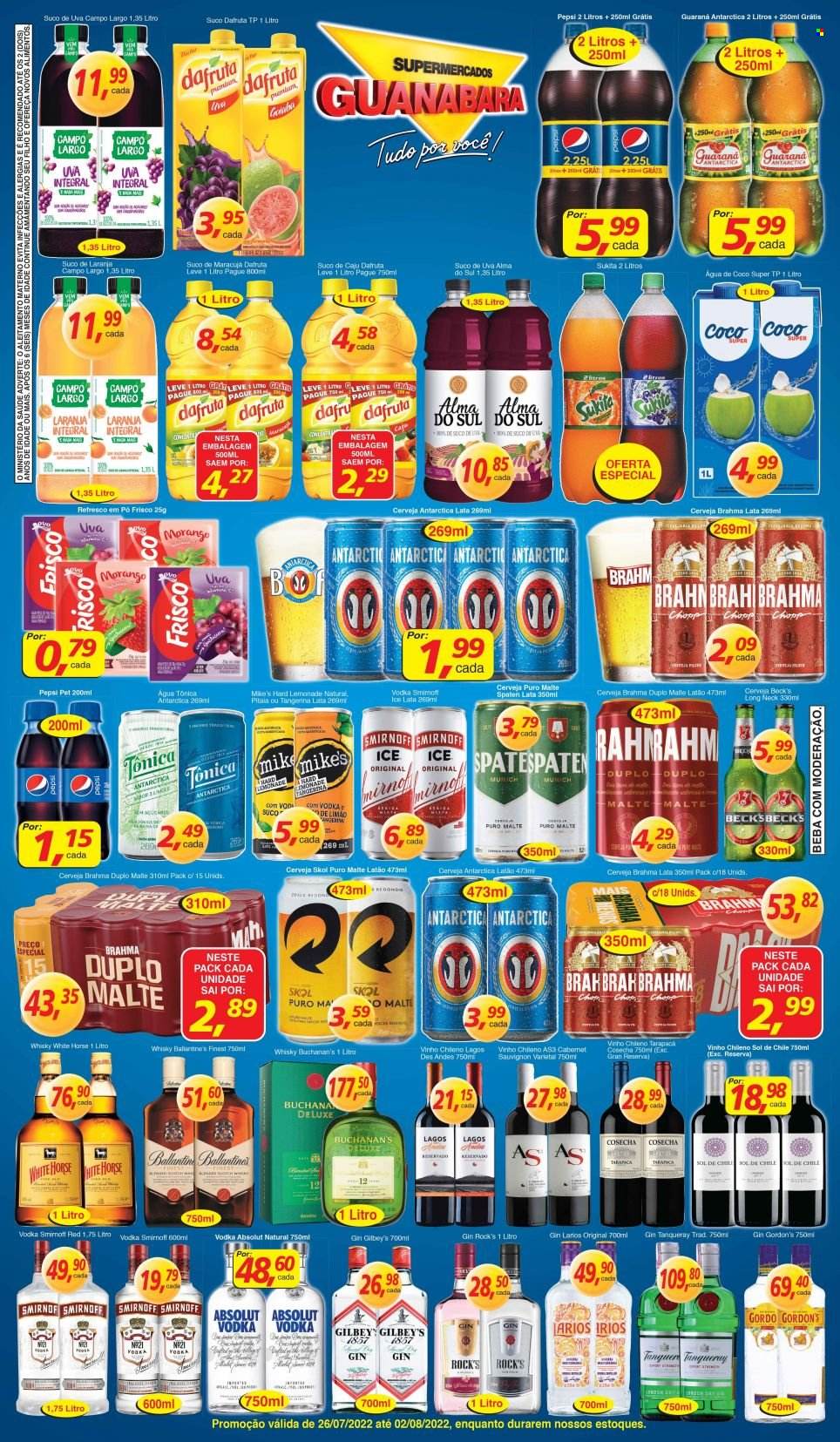 Folheto Supermercados Guanabara - 26/07/2022 - 02/08/2022. Página 10