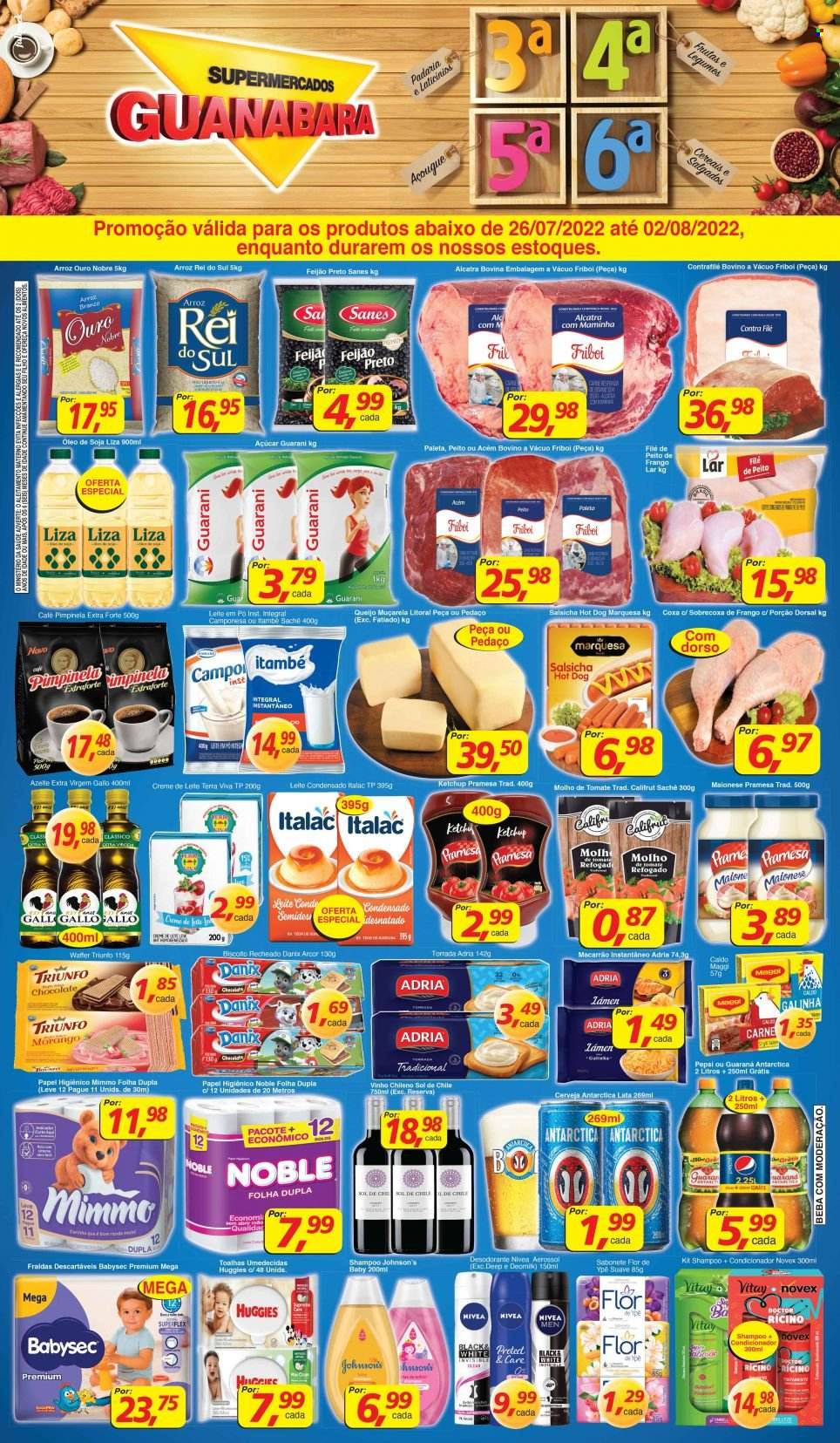 Folheto Supermercados Guanabara - 26/07/2022 - 02/08/2022. Página 12