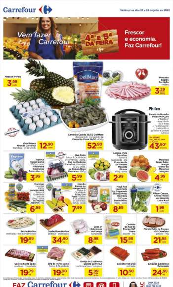 Folheto Carrefour Hiper - 27/07/2022 - 28/07/2022.
