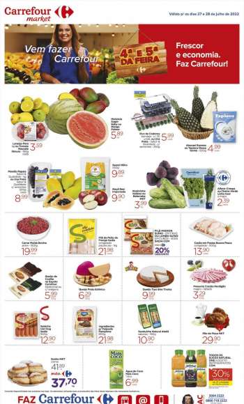 Folheto Carrefour Market - 27/07/2022 - 28/07/2022.