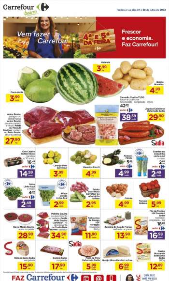 Folheto Carrefour Bairro - 27/07/2022 - 28/07/2022.