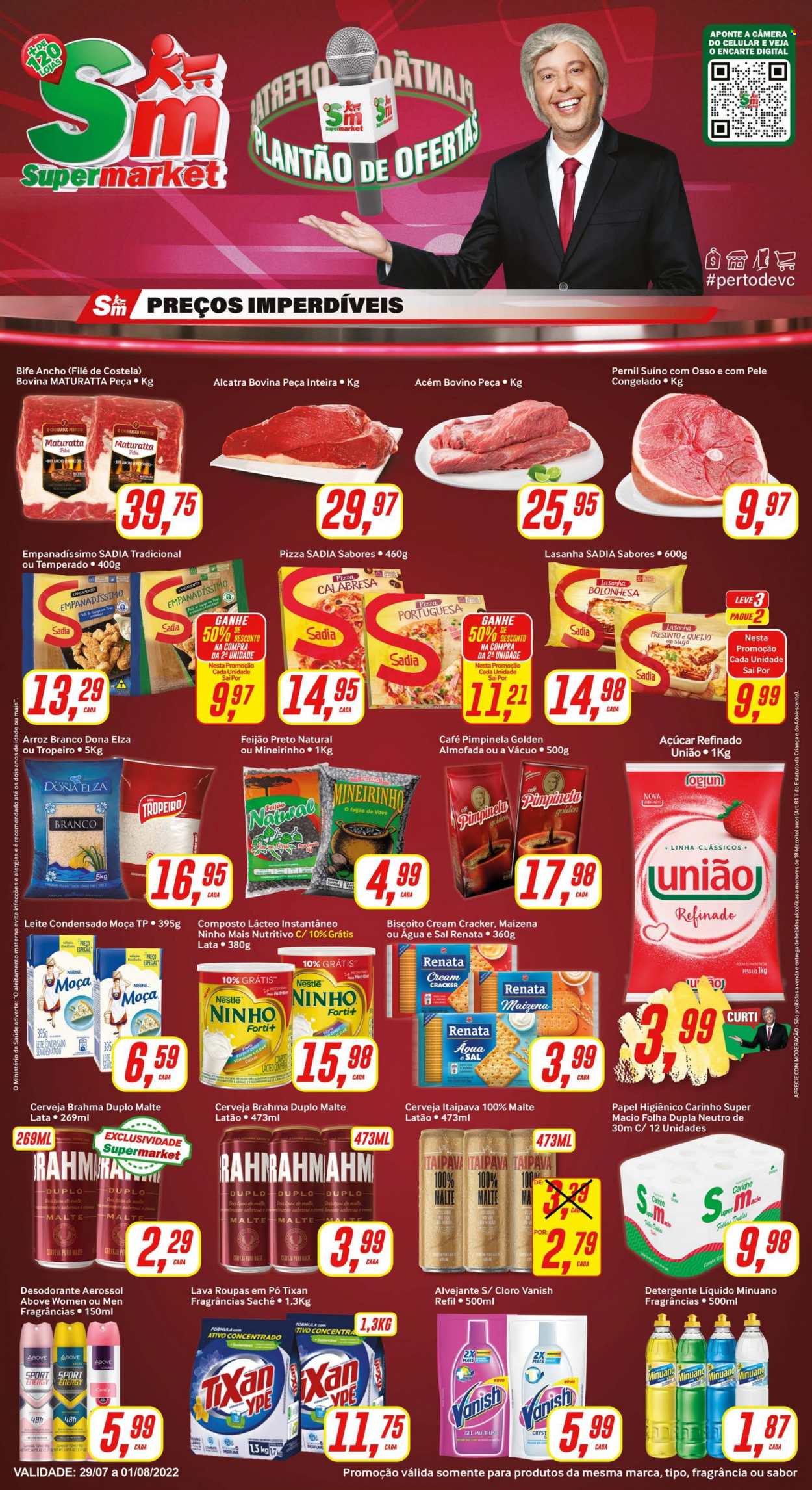 Folheto Rede Supermarket - 29/07/2022 - 01/08/2022. Página 1
