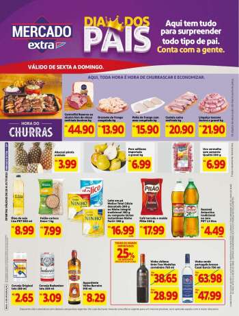 Folheto Mercado Extra - 29/07/2022 - 31/07/2022.