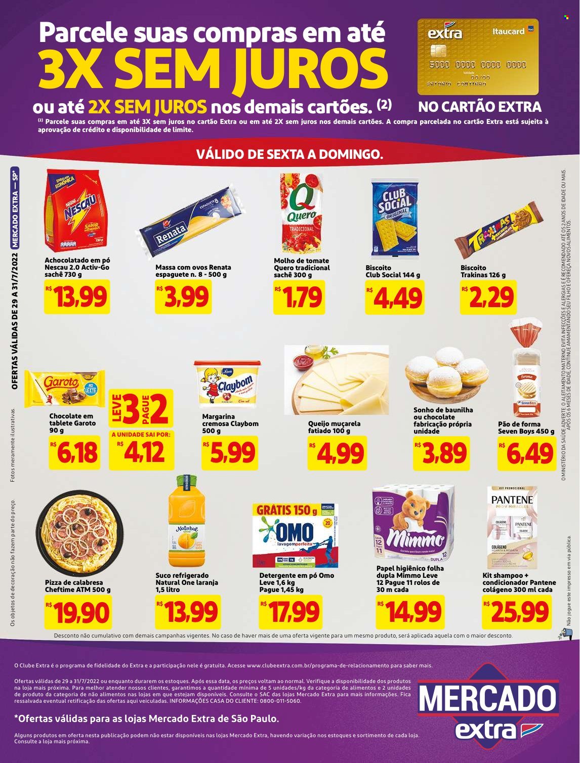 Folheto Mercado Extra - 29/07/2022 - 31/07/2022. Página 2