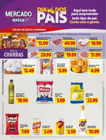 Folheto Mercado Extra - 29/07/2022 - 31/07/2022.