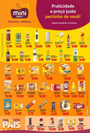 Folheto Mini Extra - 01/08/2022 - 14/08/2022.