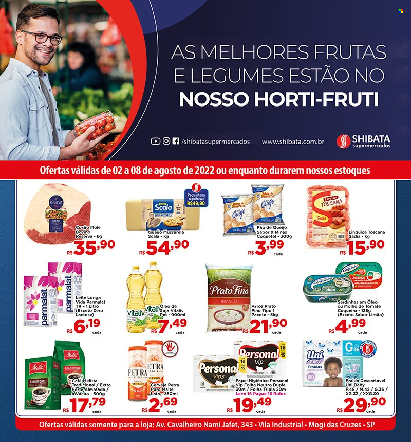 Folheto Shibata Supermercados - 02/08/2022 - 08/08/2022. Página 1
