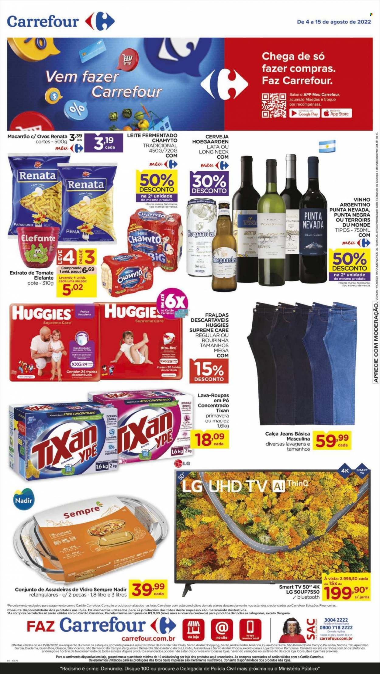 Folheto Carrefour Hiper - 04/08/2022 - 15/08/2022. Página 1