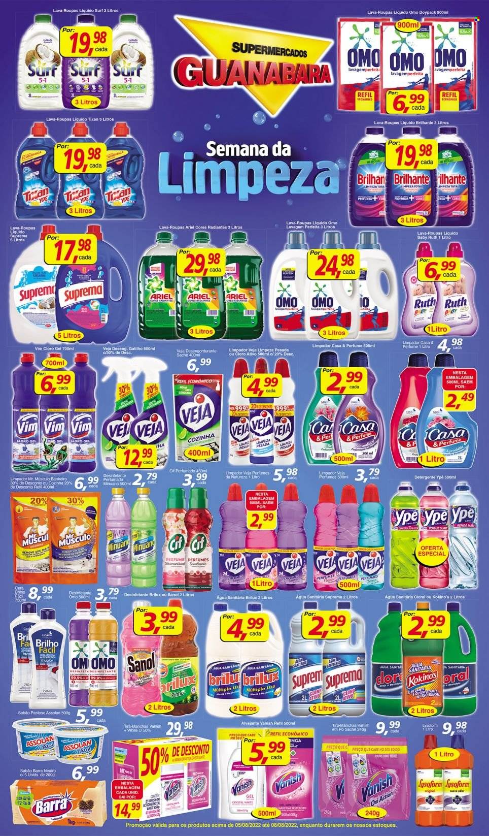 Folheto Supermercados Guanabara - 05/08/2022 - 08/08/2022. Página 3