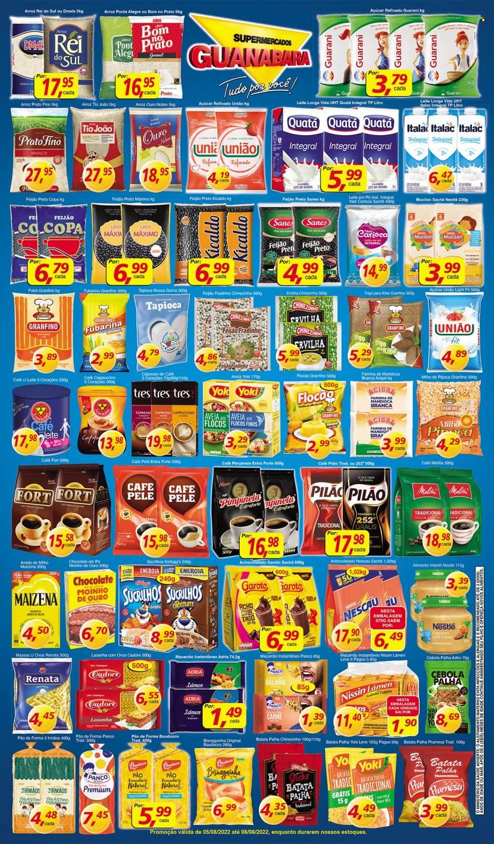 Folheto Supermercados Guanabara - 05/08/2022 - 08/08/2022. Página 8