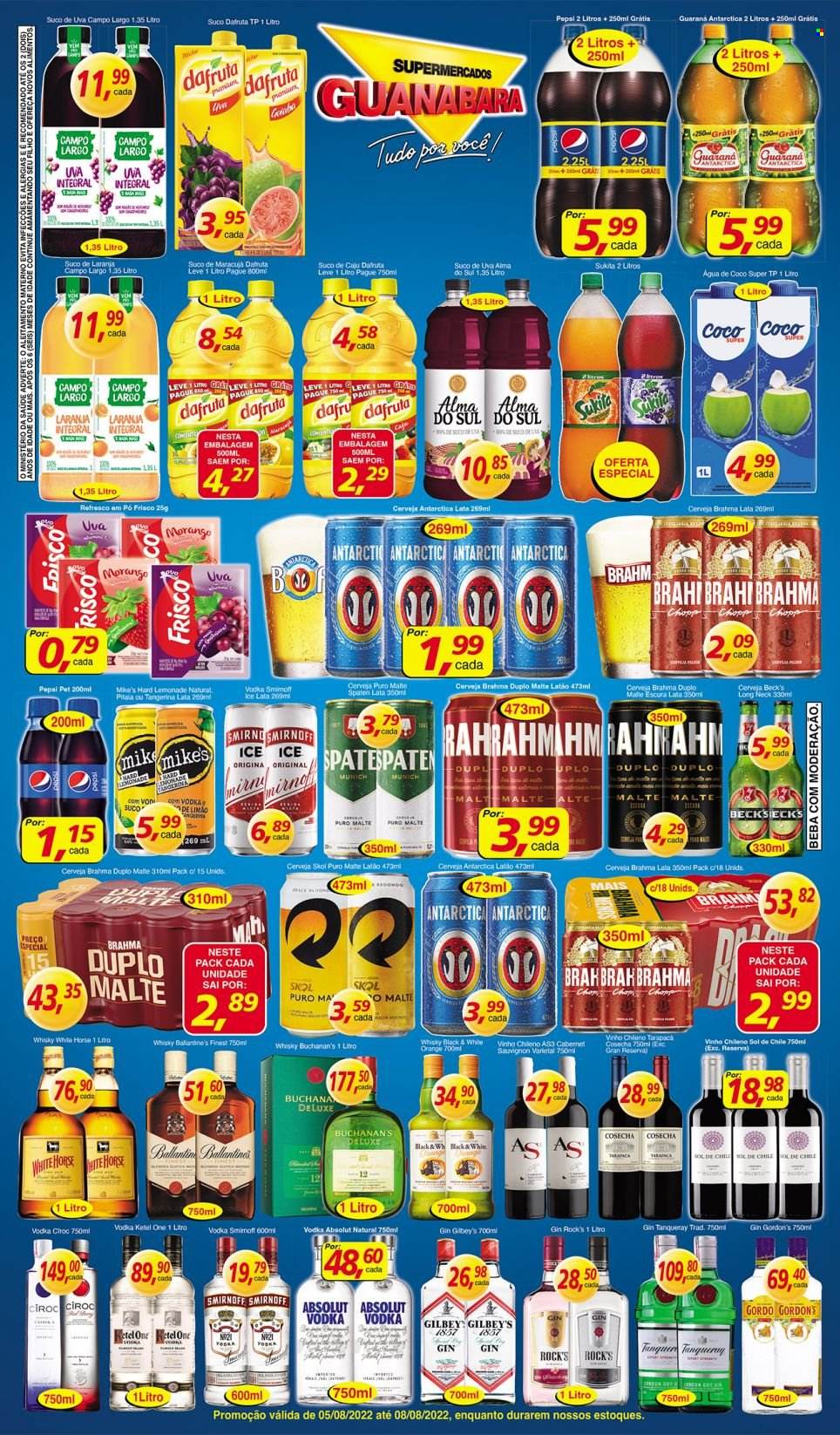 Folheto Supermercados Guanabara - 05/08/2022 - 08/08/2022. Página 10