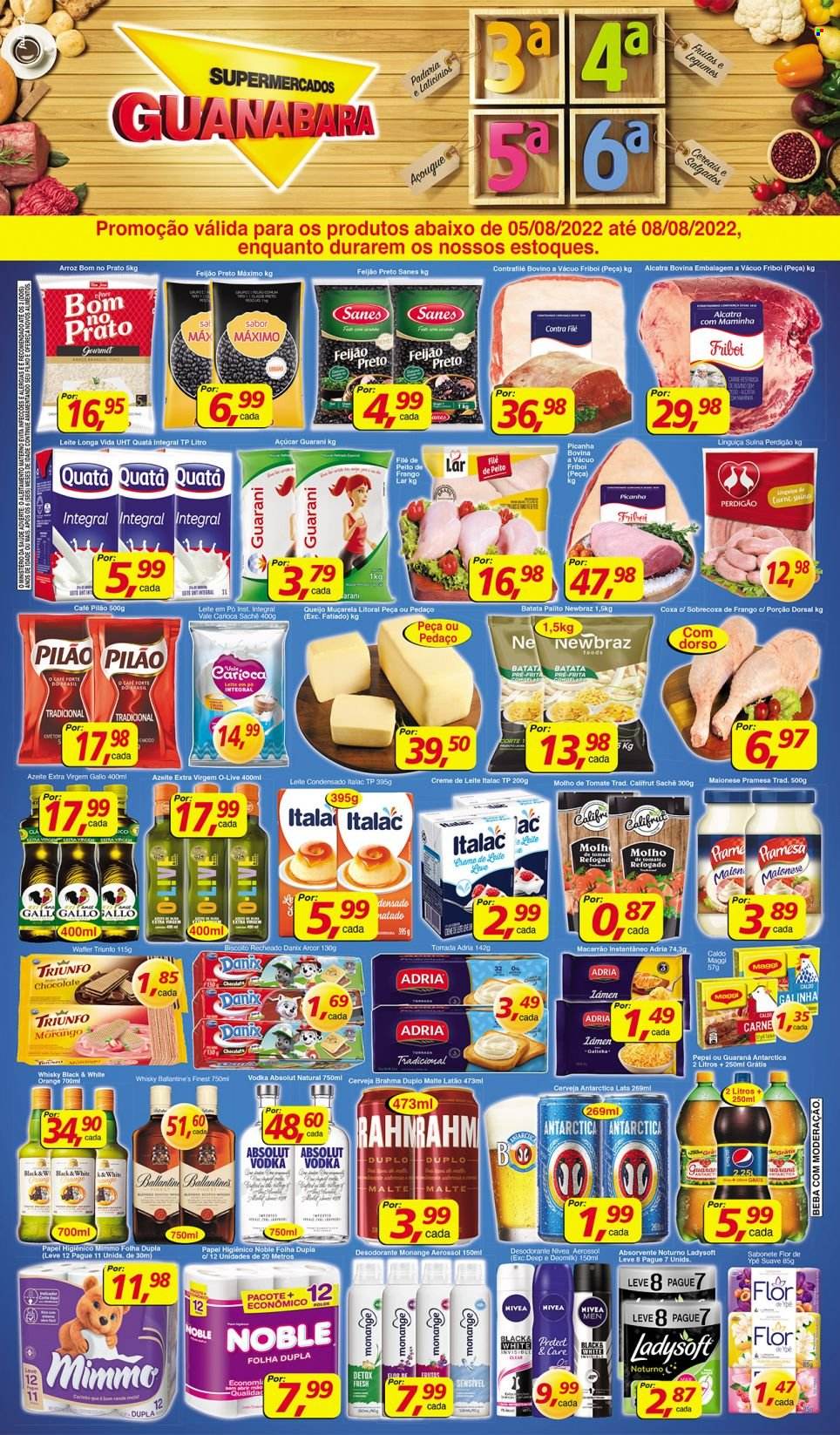 Folheto Supermercados Guanabara - 05/08/2022 - 08/08/2022. Página 12