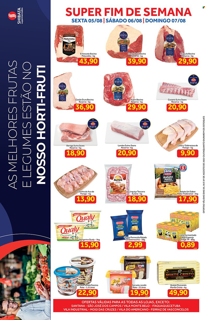Folheto Shibata Supermercados - 05/08/2022 - 07/08/2022. Página 1