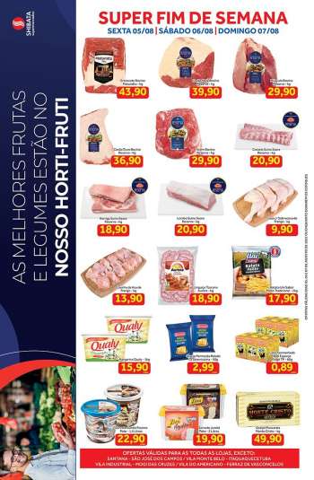 Folheto Shibata Supermercados - 05/08/2022 - 07/08/2022.