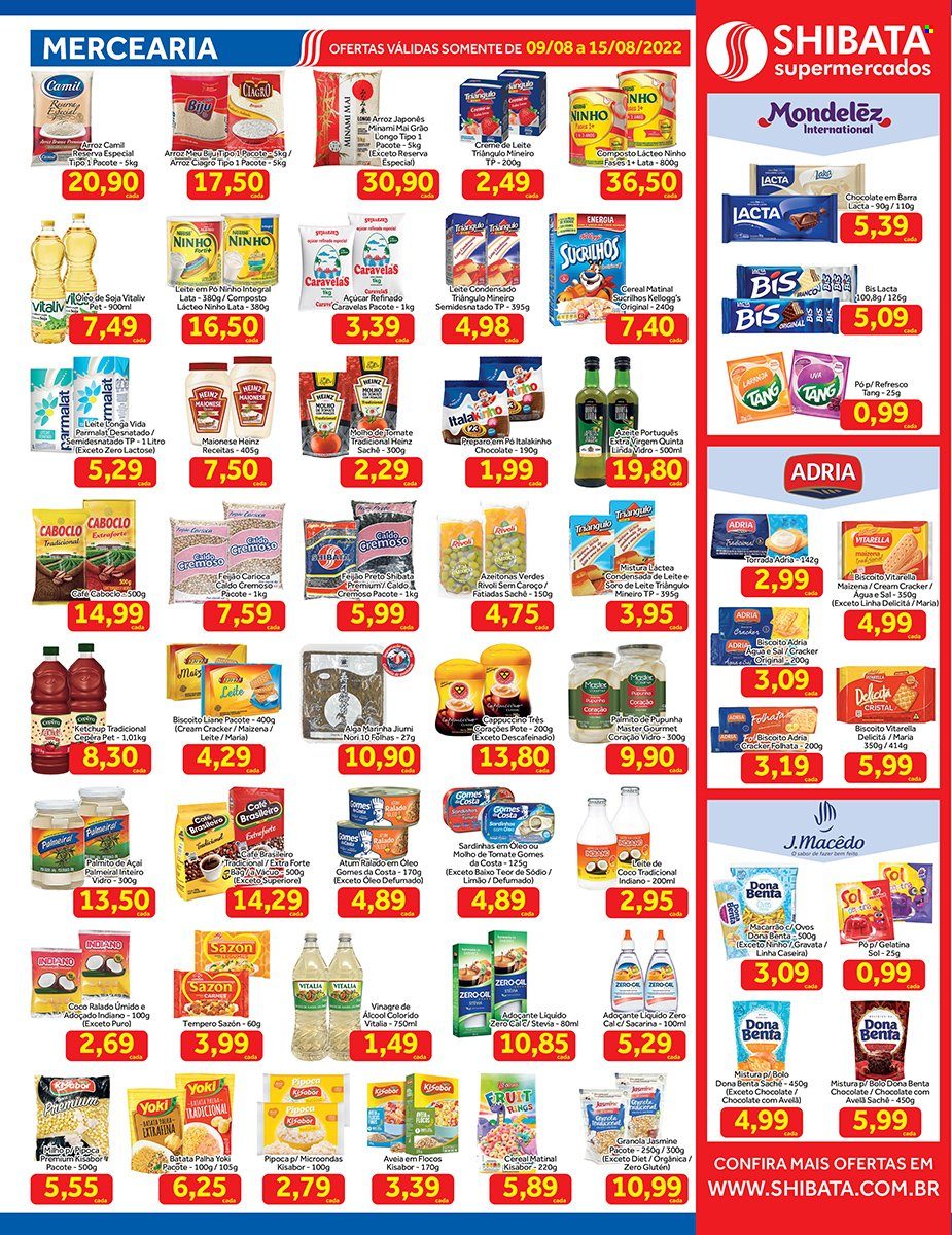 Folheto Shibata Supermercados - 09/08/2022 - 15/08/2022. Página 2