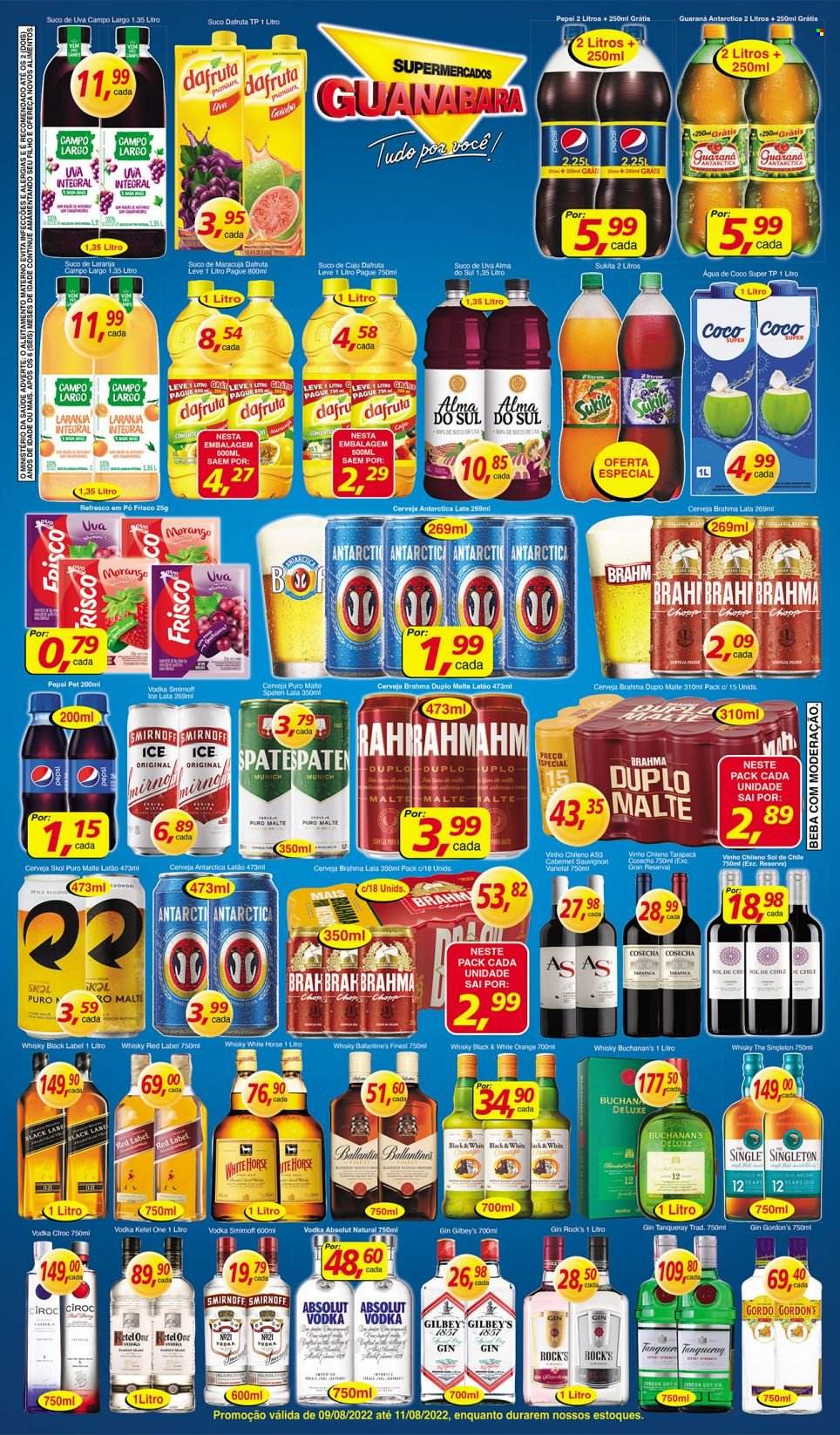 Folheto Supermercados Guanabara - 09/08/2022 - 11/08/2022. Página 10