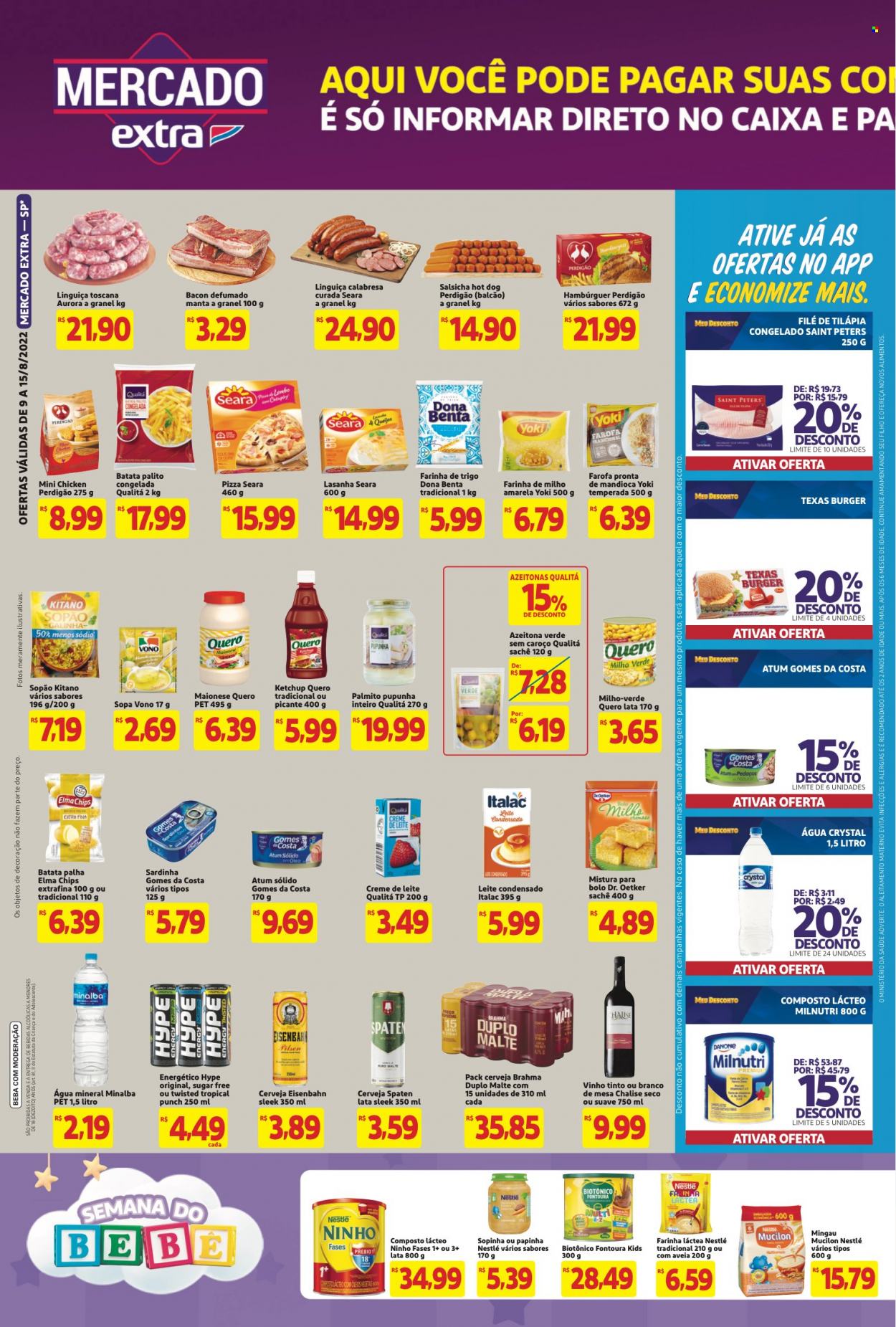 Folheto Mercado Extra - 09/08/2022 - 15/08/2022. Página 2