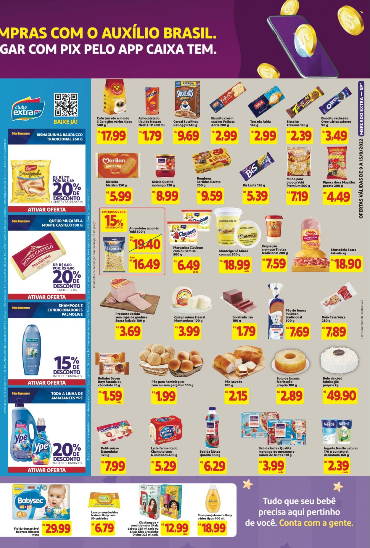 Folheto Mercado Extra - 09/08/2022 - 15/08/2022. Página 3