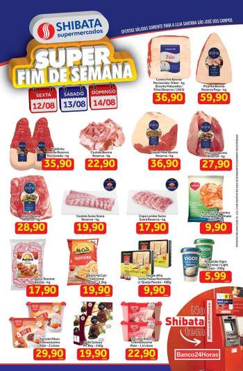 Folheto Shibata Supermercados - 12/08/2022 - 14/08/2022.