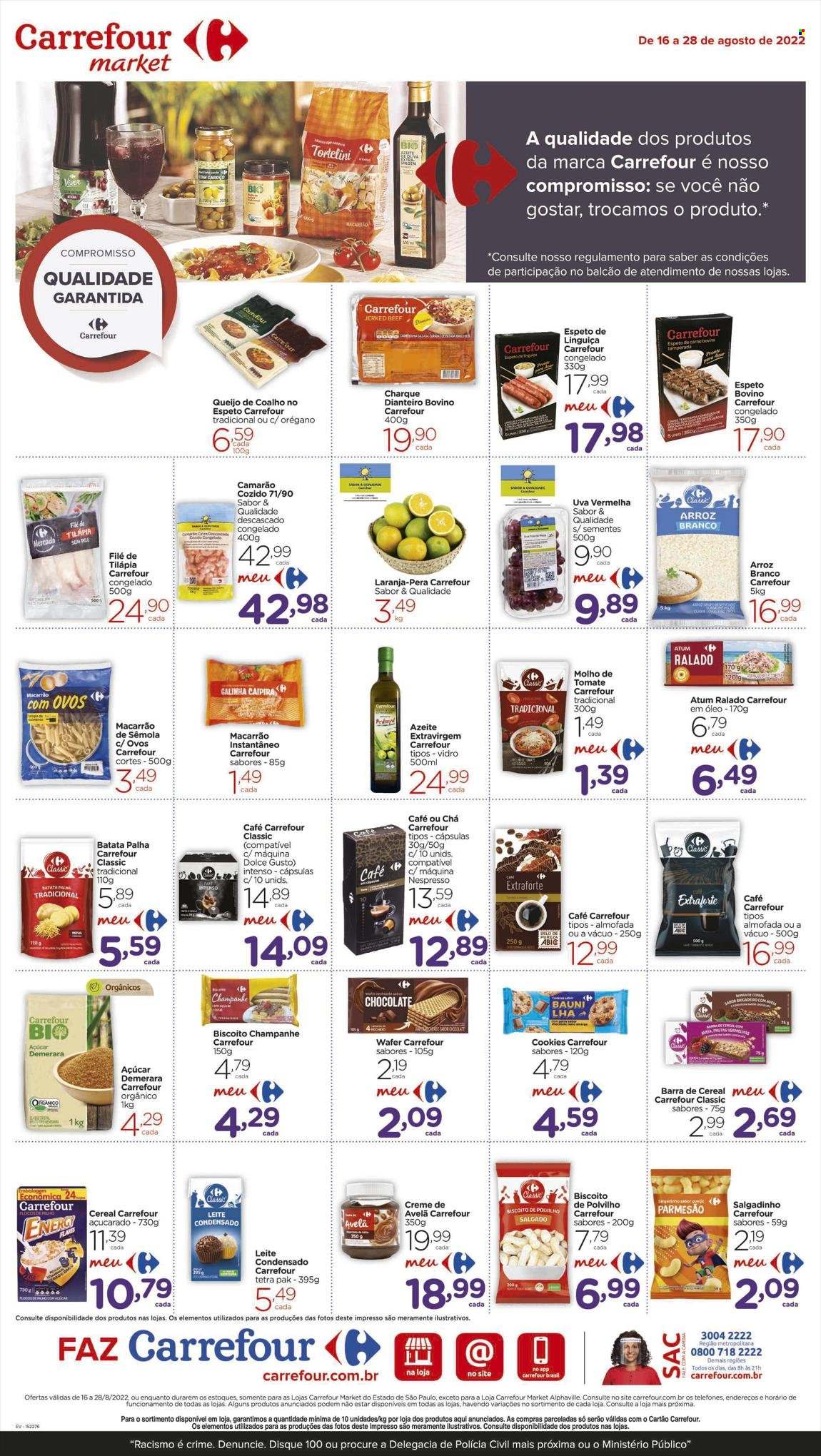 Folheto Carrefour Market - 16/08/2022 - 28/08/2022. Página 1