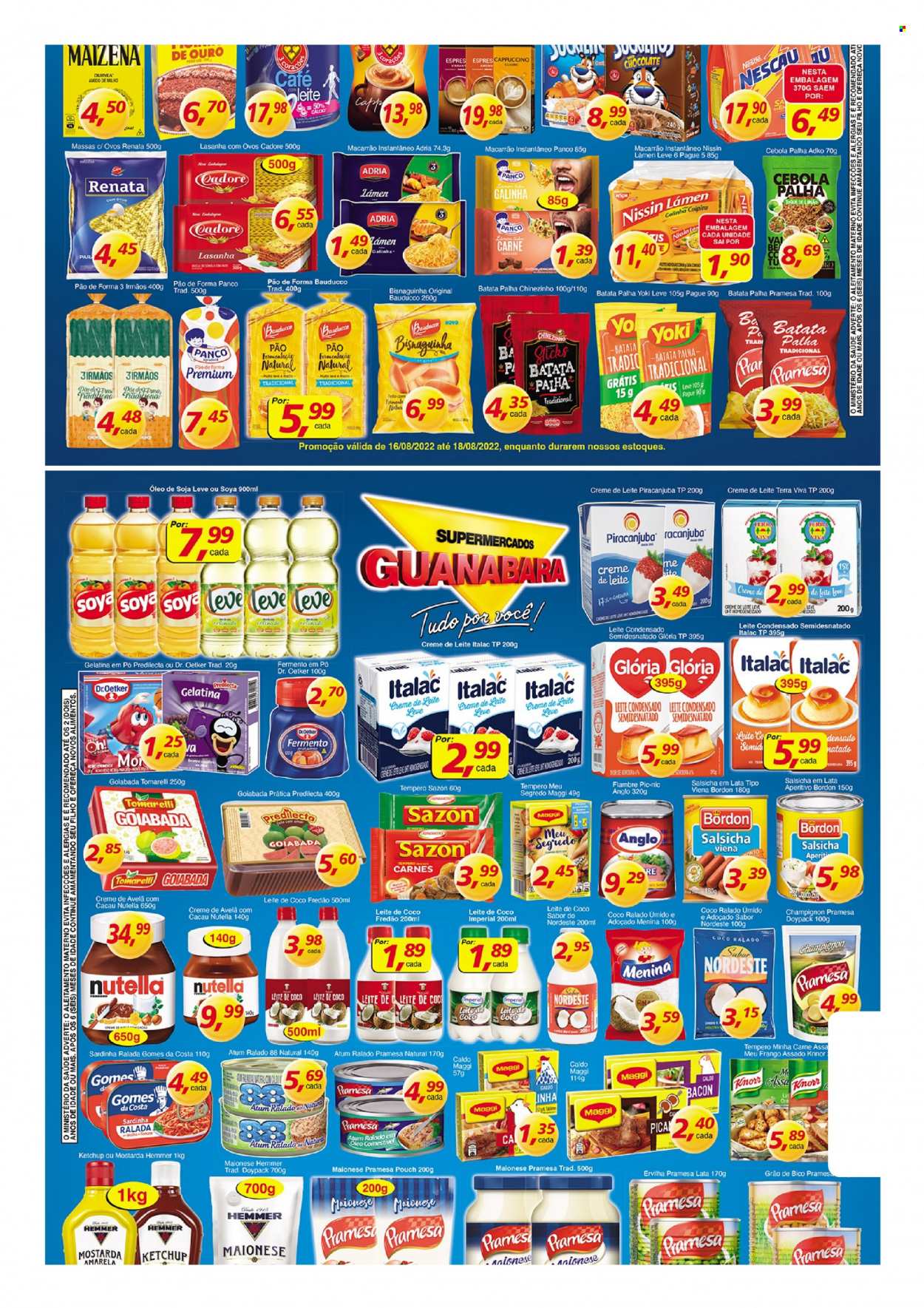 Folheto Supermercados Guanabara - 16/08/2022 - 18/08/2022. Página 3
