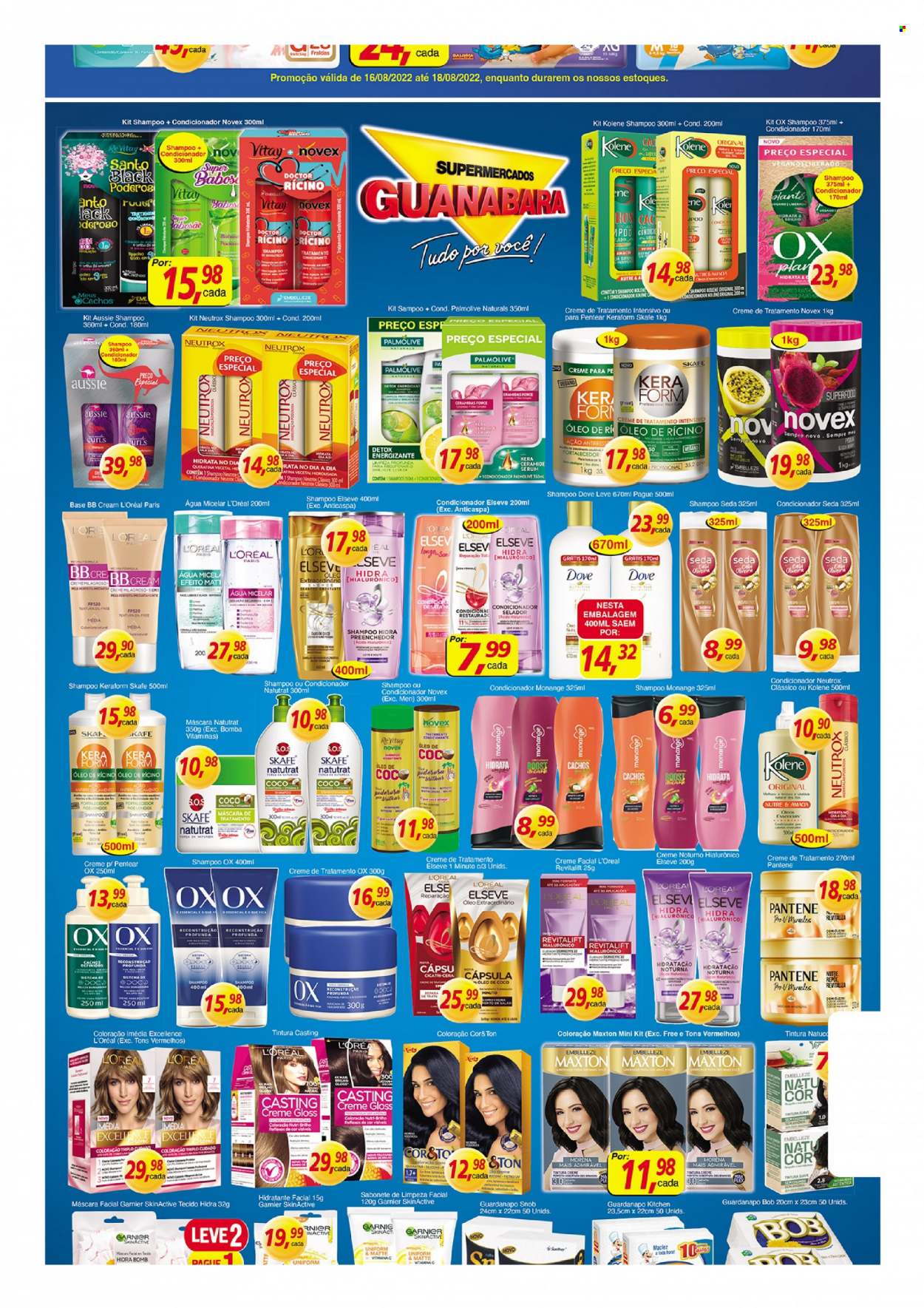 Folheto Supermercados Guanabara - 16/08/2022 - 18/08/2022. Página 8