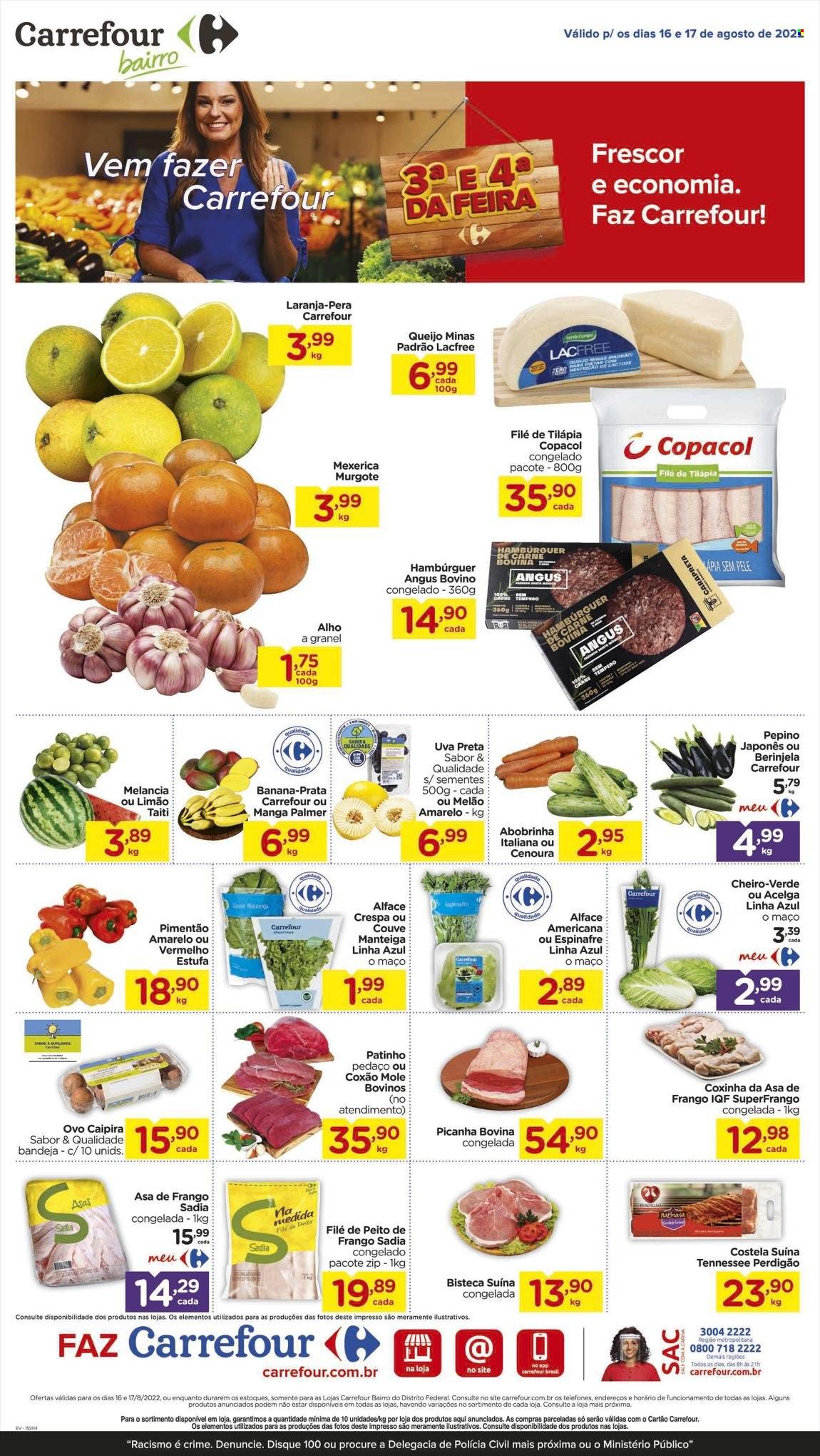 Folheto Carrefour Bairro - 16/08/2022 - 17/08/2022. Página 1