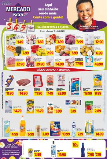 Folheto Mercado Extra - 16/08/2022 - 22/08/2022.