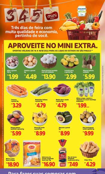 Folheto Mini Extra - 16/08/2022 - 18/08/2022.