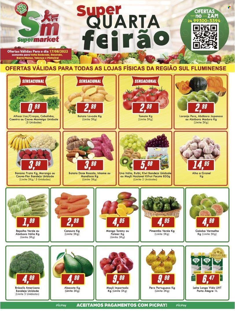 Folheto Rede Supermarket - 17/08/2022 - 17/08/2022. Página 1