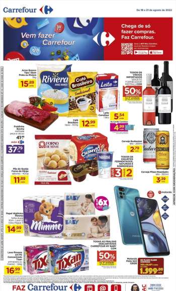 Folheto Carrefour Hiper - 18/08/2022 - 21/08/2022.