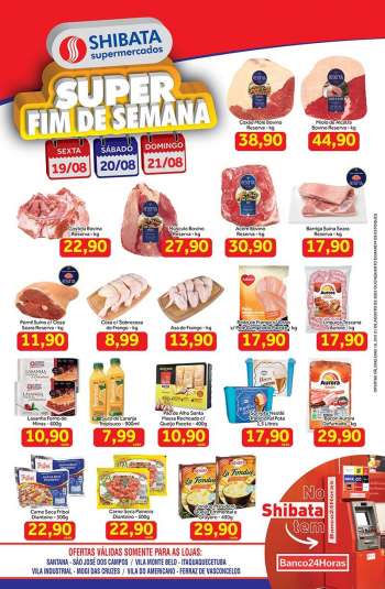 Folheto Shibata Supermercados - 19/08/2022 - 21/08/2022.