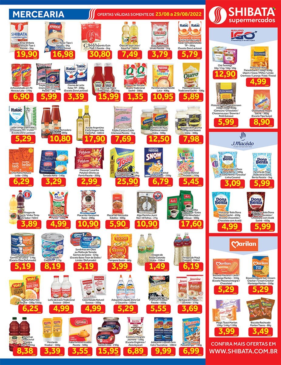 Folheto Shibata Supermercados - 23/08/2022 - 29/08/2022. Página 2