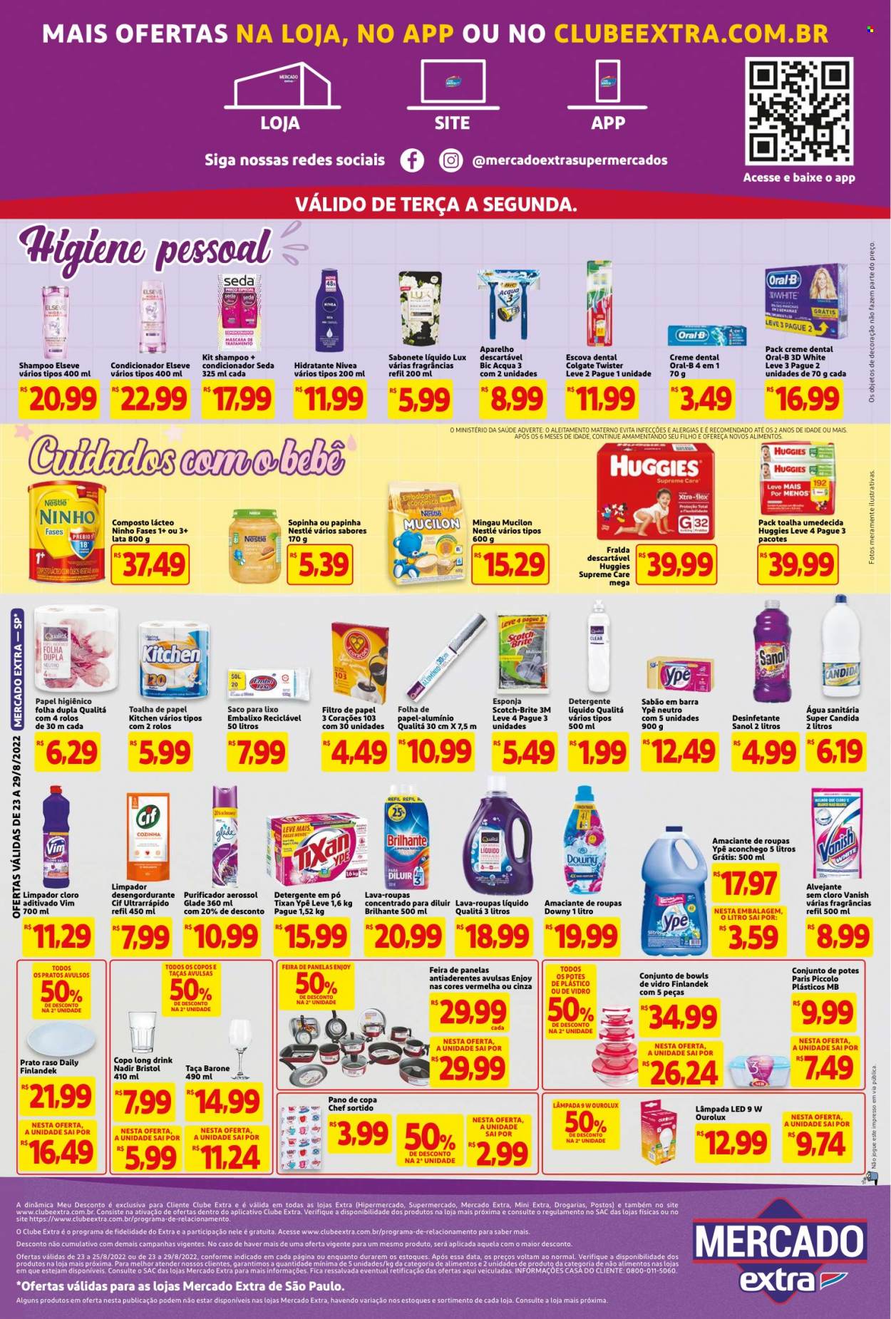 Folheto Mercado Extra - 23/08/2022 - 29/08/2022. Página 4