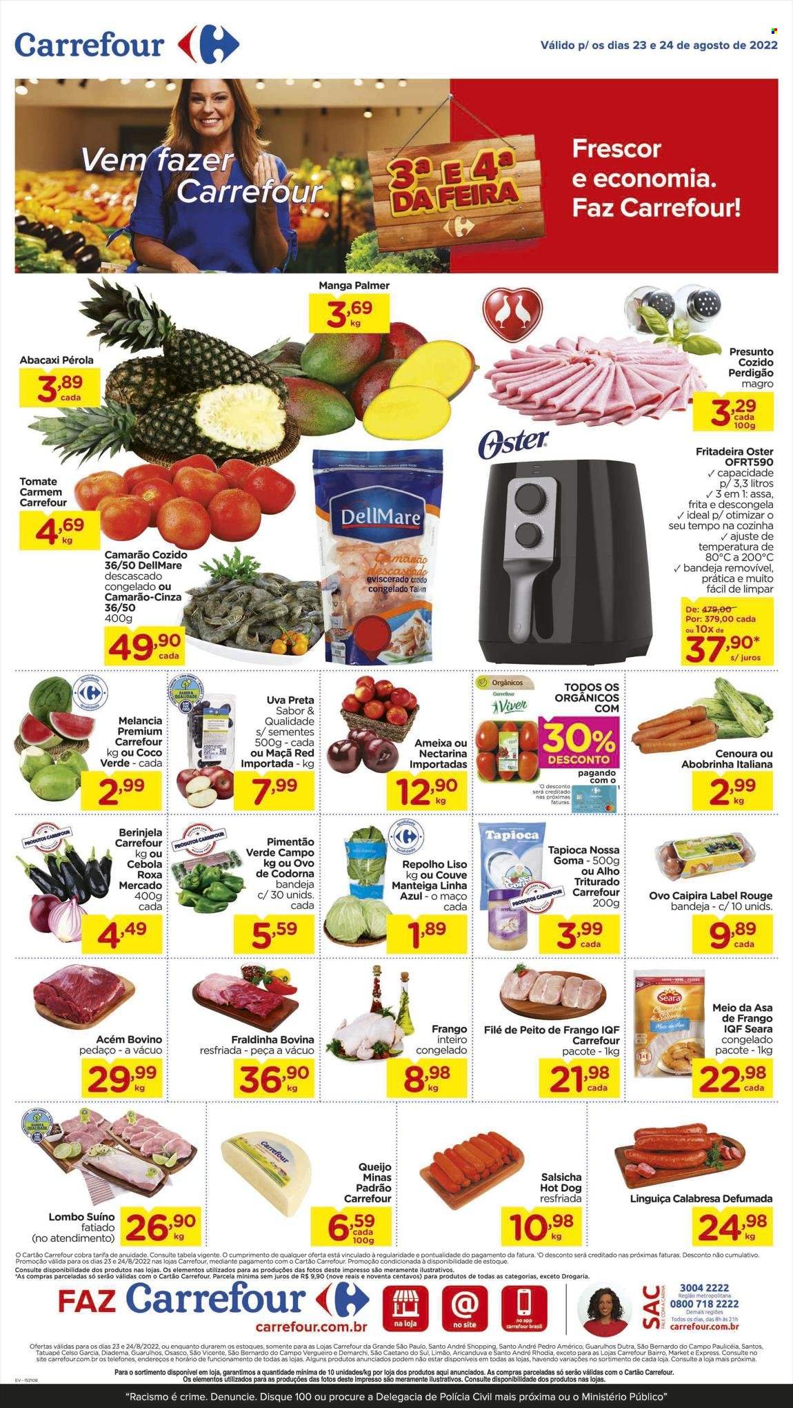 Folheto Carrefour Hiper - 23/08/2022 - 24/08/2022. Página 1