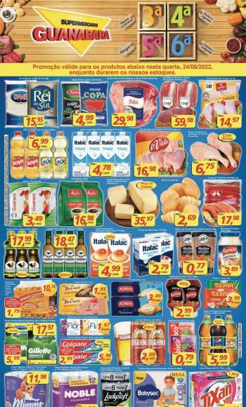 Folheto Supermercados Guanabara - 24/08/2022 - 24/08/2022.