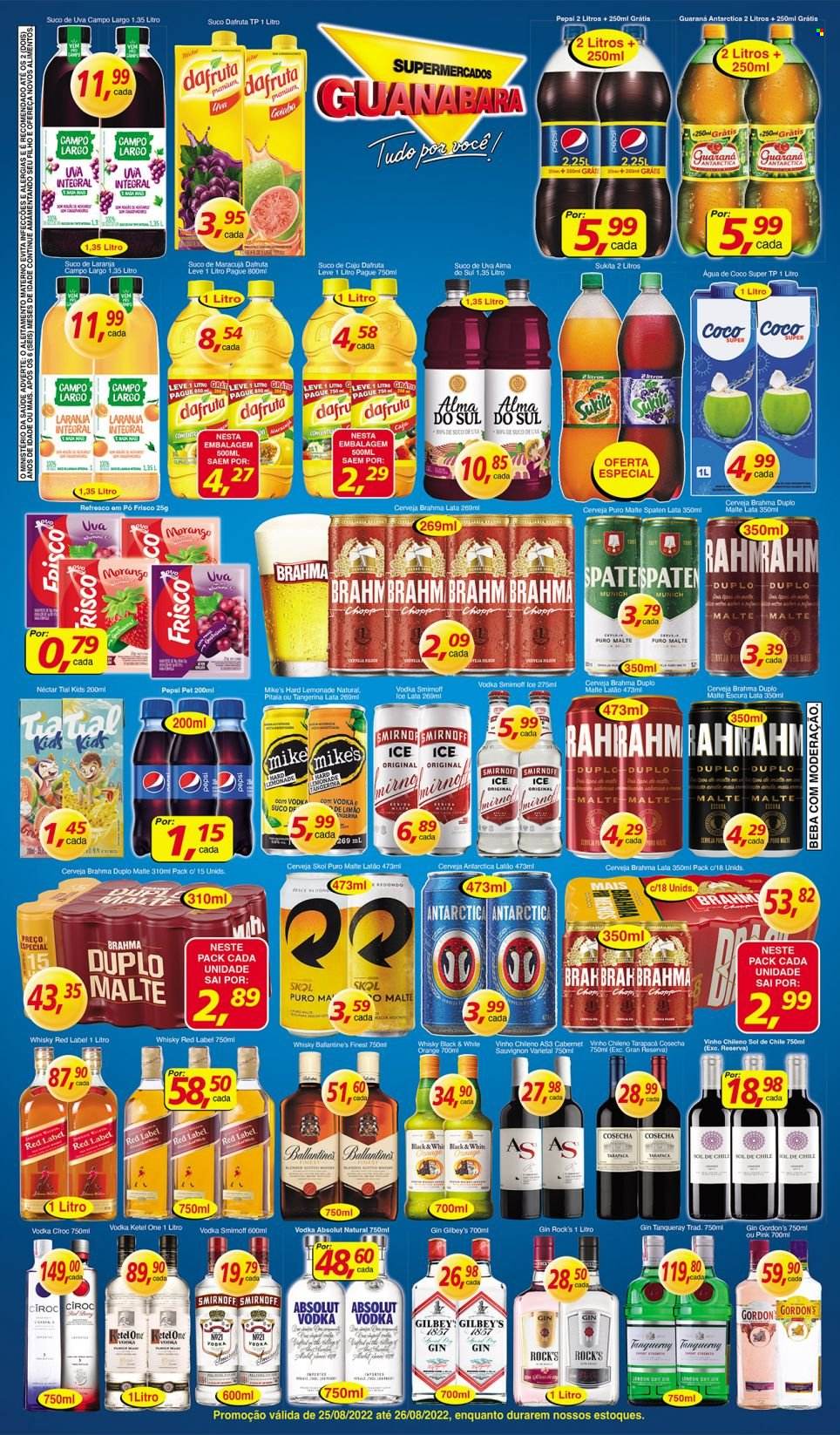 Folheto Supermercados Guanabara - 25/08/2022 - 26/08/2022. Página 8