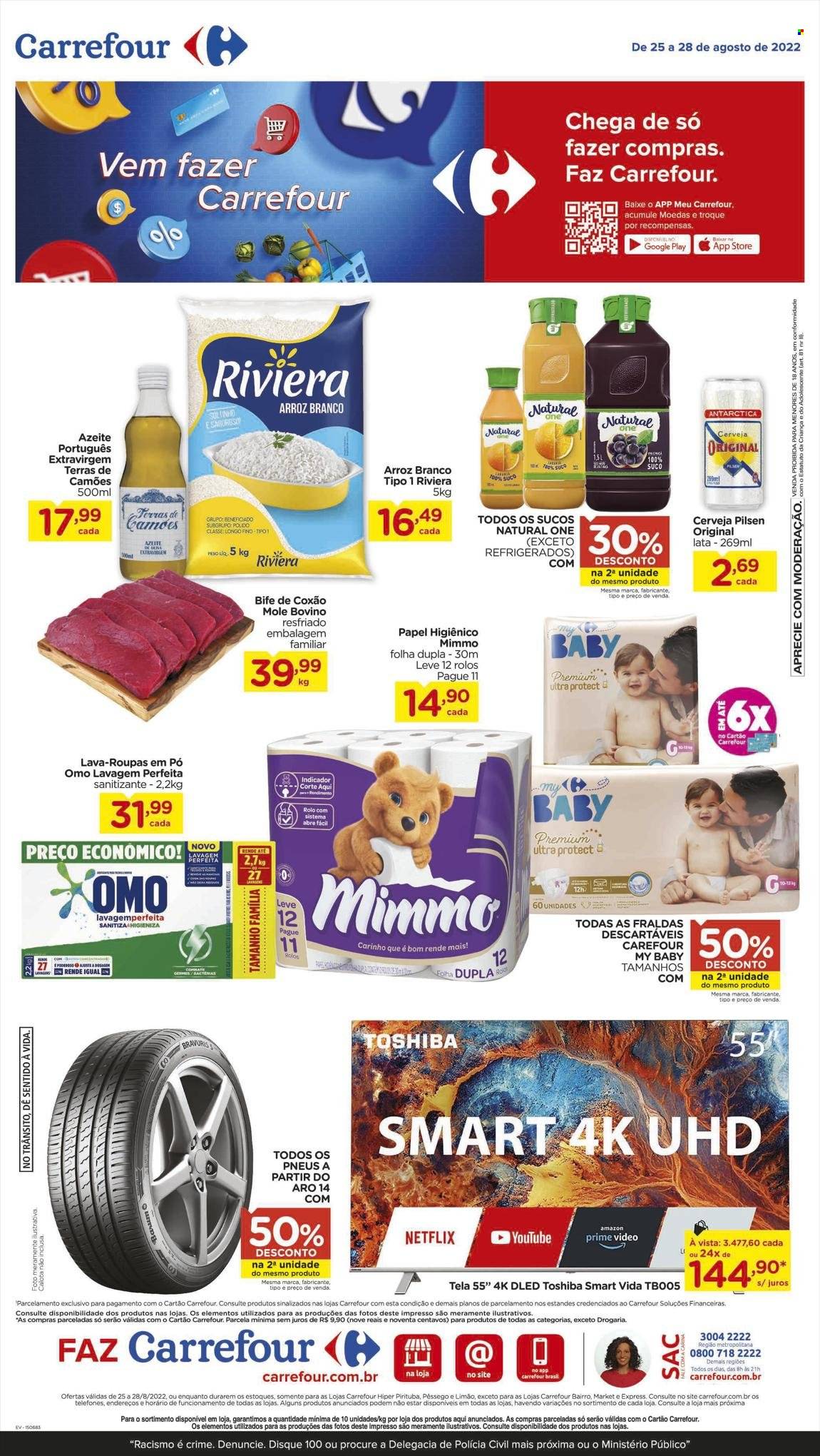 Folheto Carrefour Hiper - 25/08/2022 - 28/08/2022. Página 1