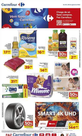 Folheto Carrefour Hiper - 25/08/2022 - 28/08/2022.