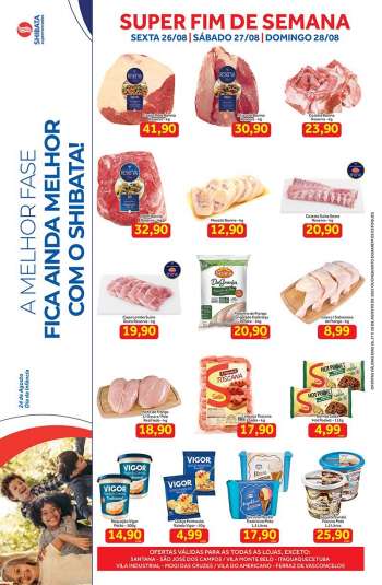 Folheto Shibata Supermercados - 26/08/2022 - 28/08/2022.