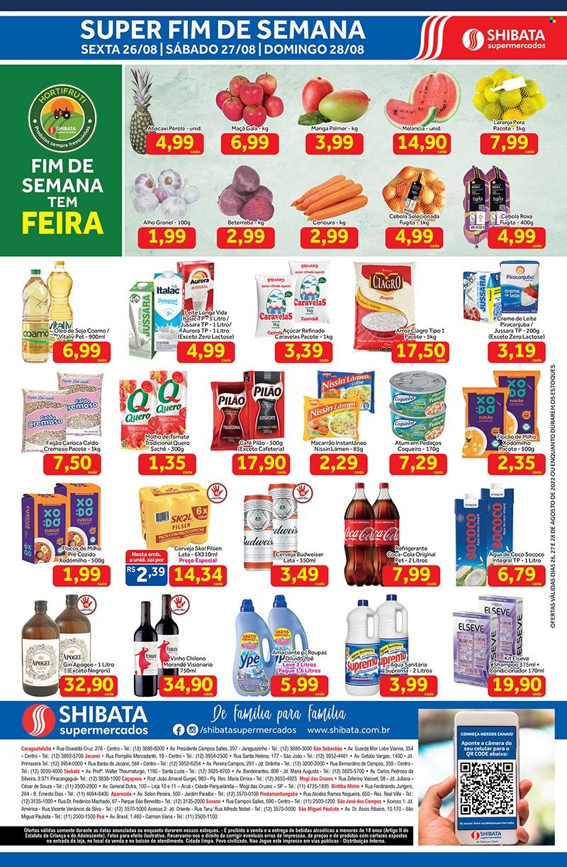 Folheto Shibata Supermercados - 26/08/2022 - 28/08/2022. Página 2