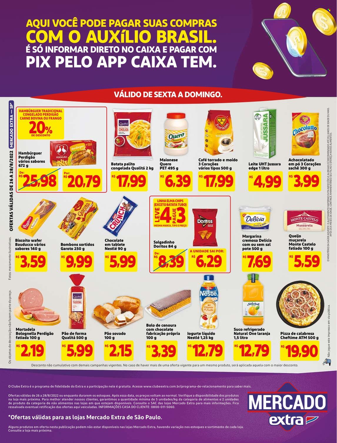 Folheto Mercado Extra - 26/08/2022 - 28/08/2022. Página 2