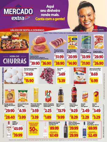Folheto Mercado Extra - 26/08/2022 - 28/08/2022.