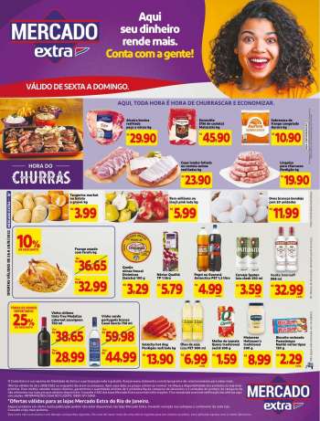 Folheto Mercado Extra - 26/08/2022 - 28/08/2022.