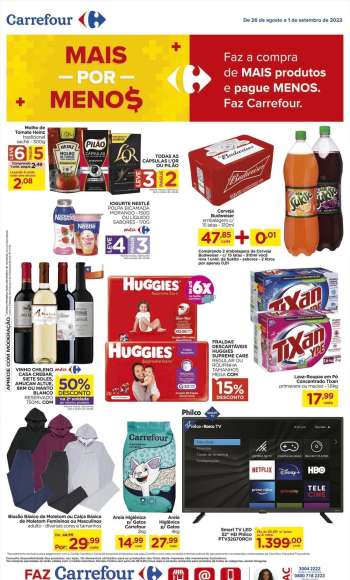 Folheto Carrefour Hiper - 26/08/2022 - 01/09/2022.