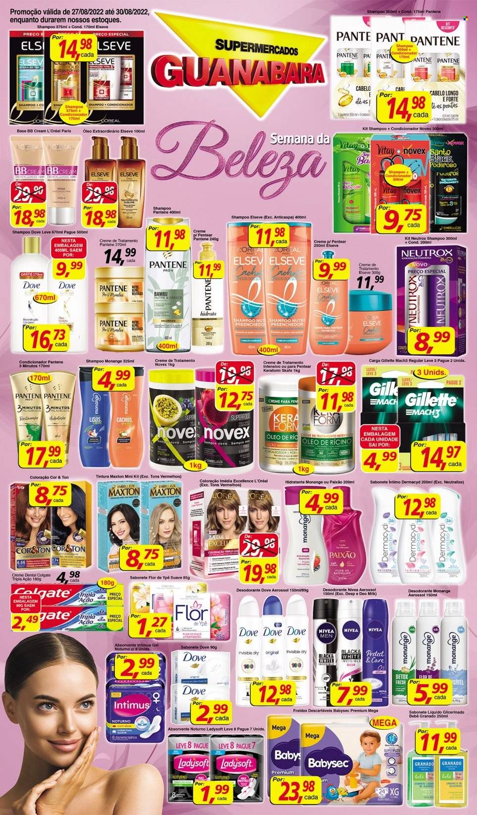 Folheto Supermercados Guanabara - 27/08/2022 - 30/08/2022. Página 1