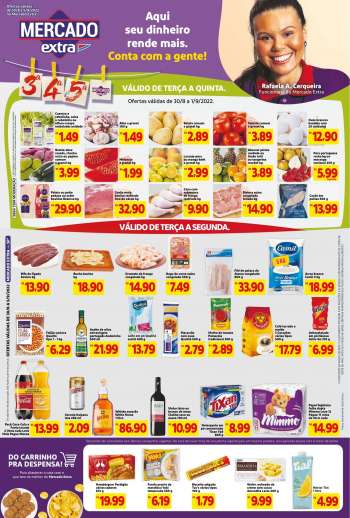 Folheto Mercado Extra - 30/08/2022 - 05/09/2022.