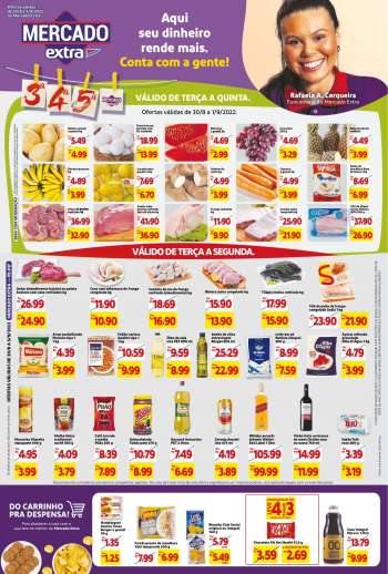 Folheto Mercado Extra - 30/08/2022 - 05/09/2022.