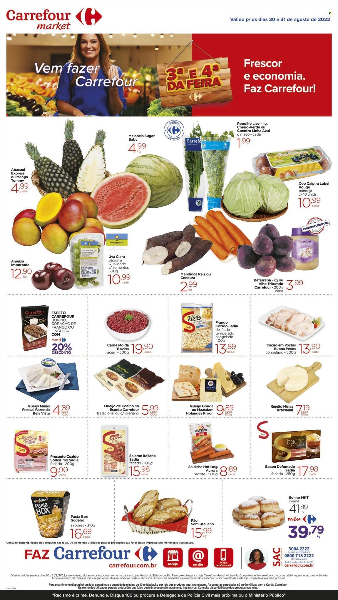 Folheto Carrefour Market - 30/08/2022 - 31/08/2022. Página 1
