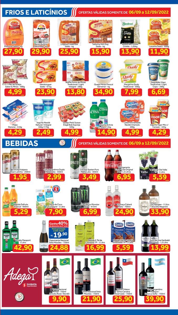 Folheto Shibata Supermercados - 06/09/2022 - 12/09/2022. Página 3